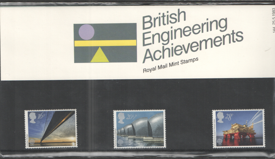 (image for) 1983 Engineering Achievements Royal Mail Presentation Pack 144